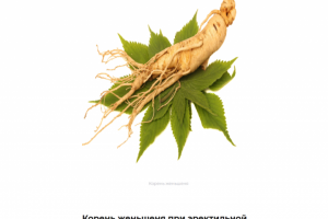 Корень женьшеня в лечении эректильной дисфункции