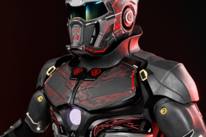 Работа по созданию футуристической брони для заказчика.