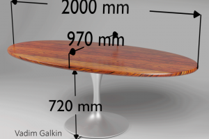 Визуализация мебели по чертежам