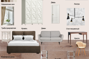 Коллаж комнаты мальчика 1