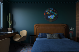 Спальня в двухкомнатной квартире