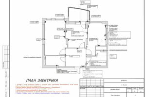 План электрики