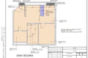 План потолка