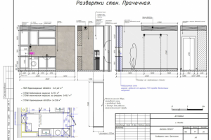 Развертка прачечной