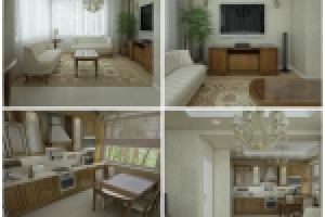 Гостиная-Кухня 27м2