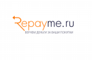 Логотип, кэш-бэк сервиса "REPAYME.RU"