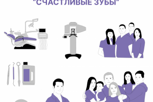 Иллюстрации для сайта "Счастливые зубы"