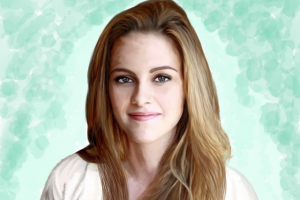 Портрет, планшет (масло) Кристен Стюарт