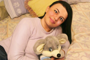 Портрет, планшет. Марина. (живопись)