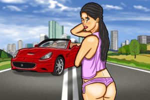 Арт в стиле GTA (планшет)