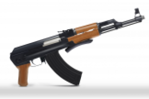 "АК - 47" ( нарисован без помощи графического планшета)