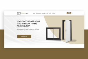 Лендинг для компании по созданию современных иновационных рам