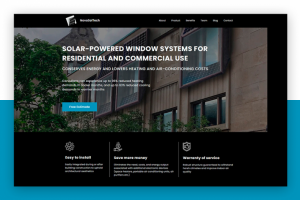 Редизайн сайта для Канадской компании по солнечным панелям