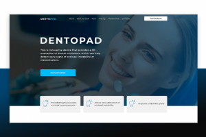 Лендинг для инновационного прибора в сфере стоматологии