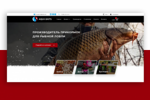 Дизайн интернет магазина прикормок для рыбалки