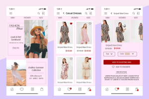 дизайн  моб. приложения интернет магазина