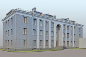 Проект облицовки фасада композитными панелями