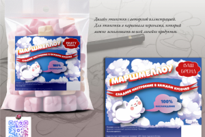 Персонаж для упаковки сладкой продукции