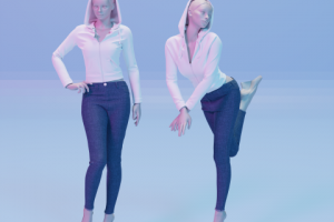 Проектирование одежды для визуализации витрины