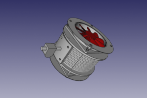 Навесной уловитель дыма с обслуживаемым угольным фильтром