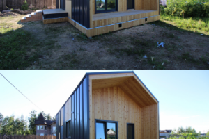 Добавление травы на фото и чистка участка от мусора