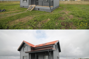 Добавление травы на фото и чистка участка от мусора