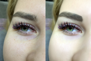 Ретушь для мастера по наращиванию ресниц