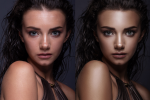 Ретушь до и после