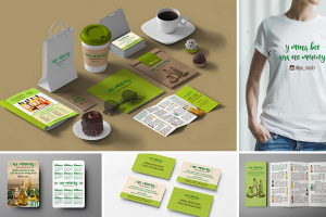 Фирменный стиль для магазина масел