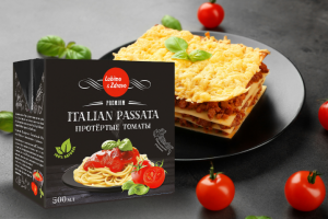 Упаковка для протертых томатов
