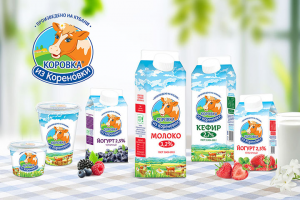 Верстка упаковок и создание фудстайла "Коровка из Кореновки"