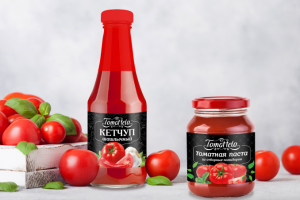 Этикетка для томатных соусов