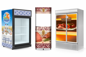 Брендирование холодильников и стоек