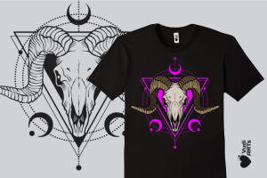 Векторная иллюстрация, принт для футболки