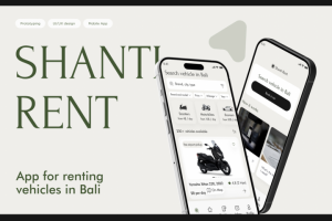 Дизайн приложения для аренды транспортных средств