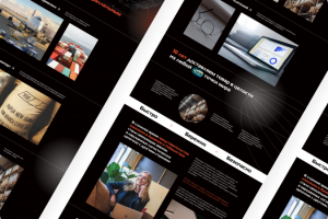 Сайт для транспортной компании на Тильде