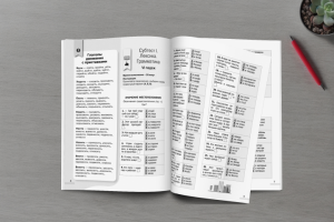 Дизайн-макет и верстка рабочей тетради