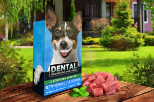 Упаковка для лакомства собак