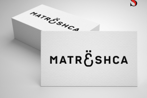 Визитка для компании Матрёшка