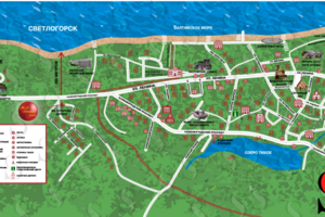 Карта Светлогорска
