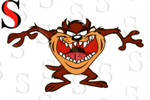 Персонаж Торнадо в векторе.