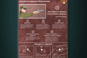 Инфографика для стрелкового клуба