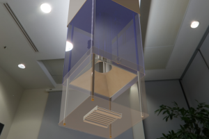 Камин в техностиле