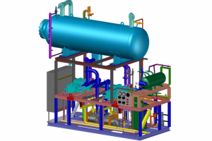 Компоновка судового холодильного агрегата