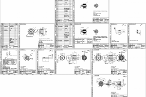 Комплект деталировки на бесколлекторный двигатель