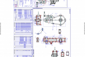 Комплект чертежей на редуктор вертолета