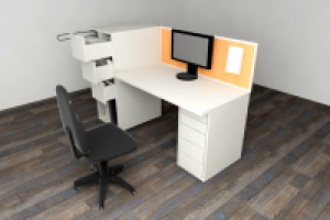 Рабочее место в офисе (ячейка)