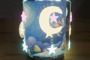 3Д модель светильника-ночника