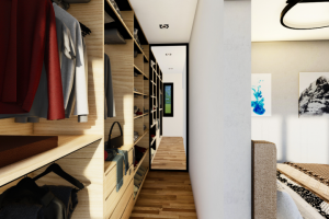 Гардеробная в спальне