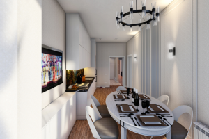 Дизайн проект квартиры_кухня